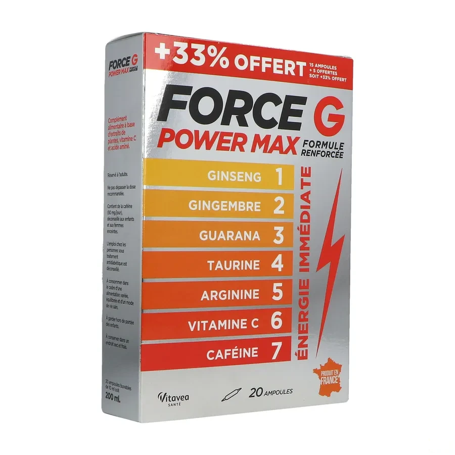 Force G Power Max Formule Renforcée