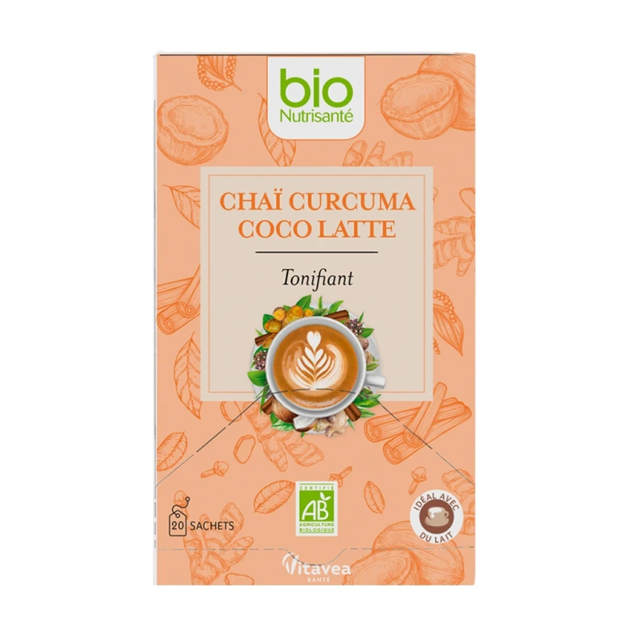 Bio Nutrisanté Infusion Chaï Curcuma Coco Latte
