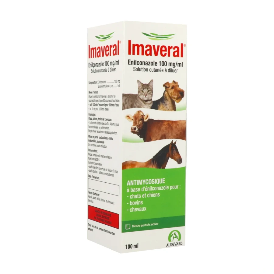 Imaveral Solution Cutanée Antimycosique pour Animaux