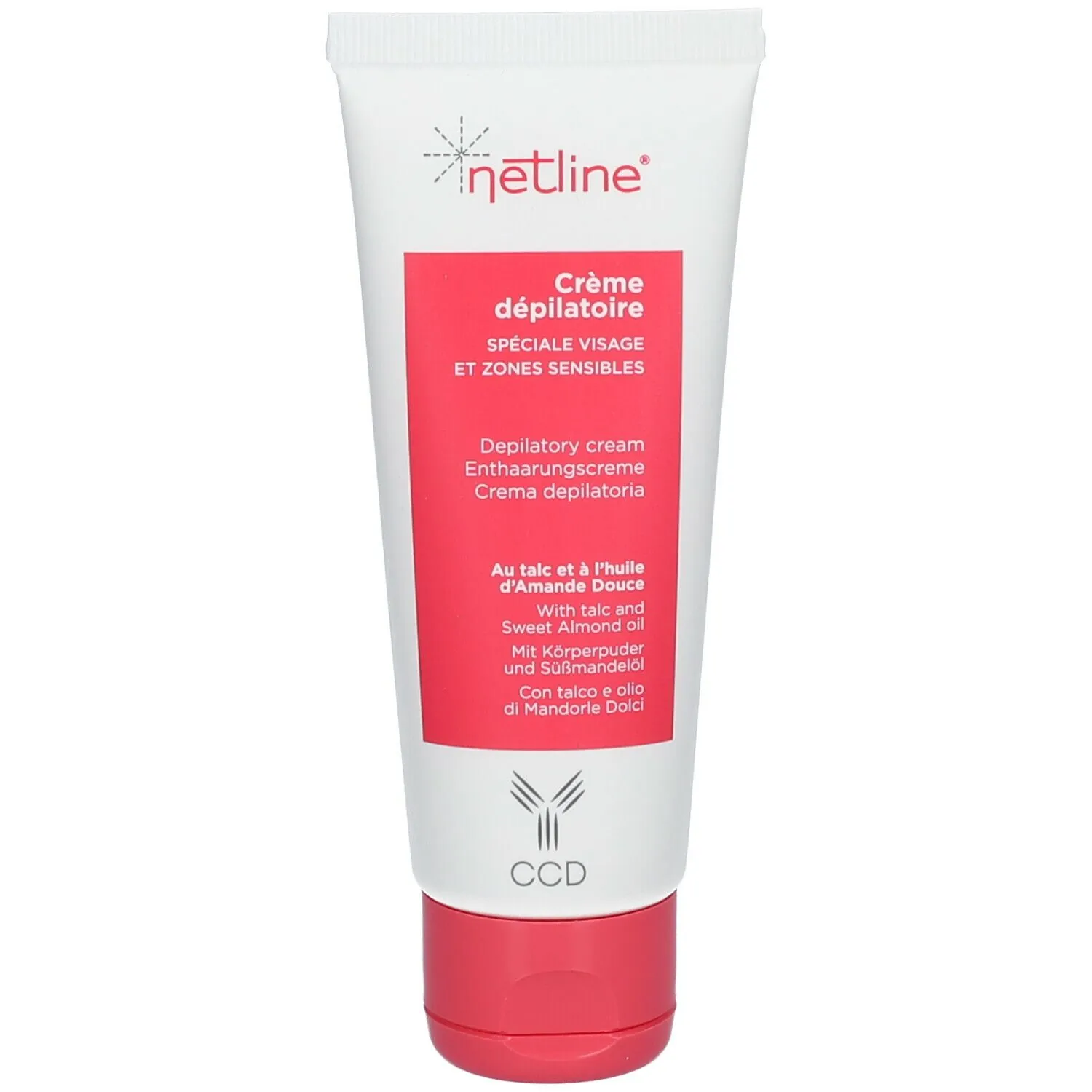 Netline Crème dépilatoire visage et zones sensibles