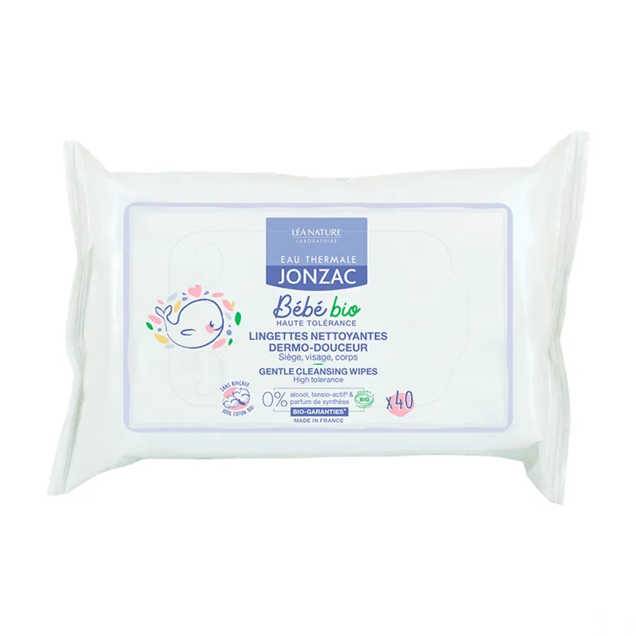 Jonzac Bébé Bio Lingettes Nettoyantes Dermo-Douceur