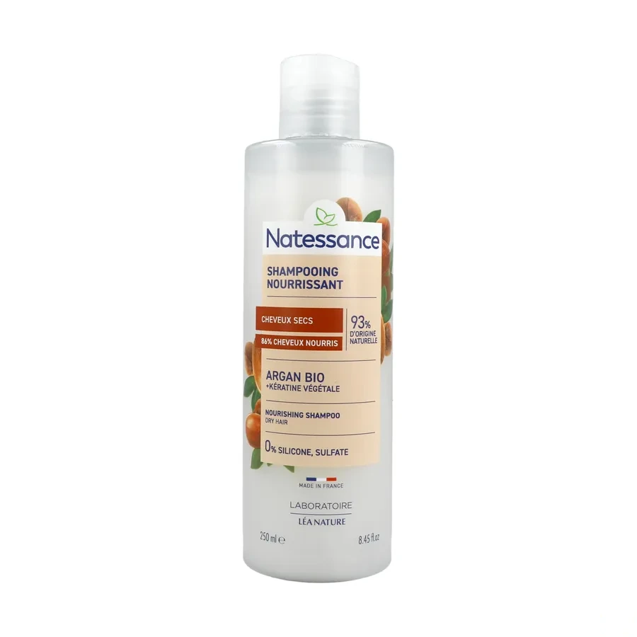 Natessance Shampooing nourrissant Argan Kératine Bio