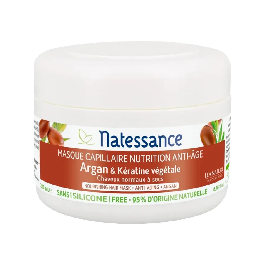 Natessance Masque Capillaire Nutrition Anti-Âge