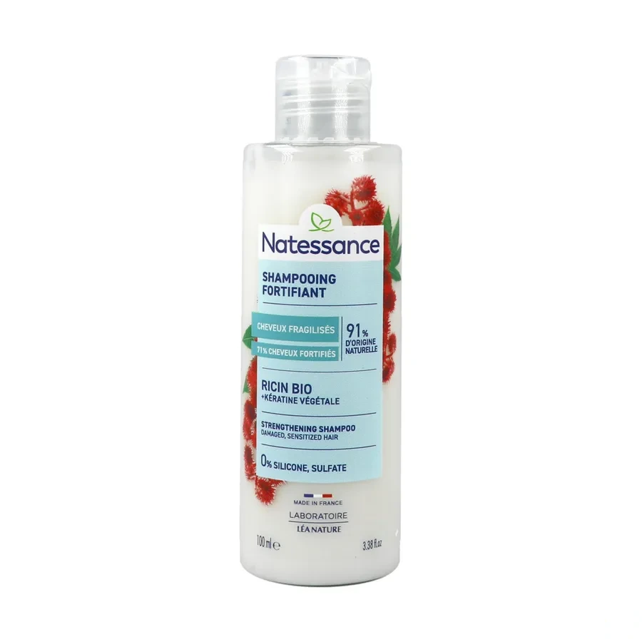 Natessance Shampooing Réparateur Fortifiant Ricin et Kératine Végétale