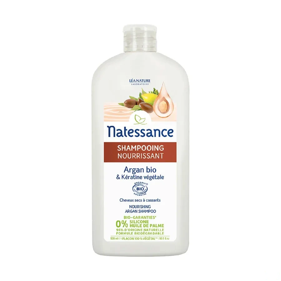 Natessance Shampooing nourrissant Argan Kératine Bio