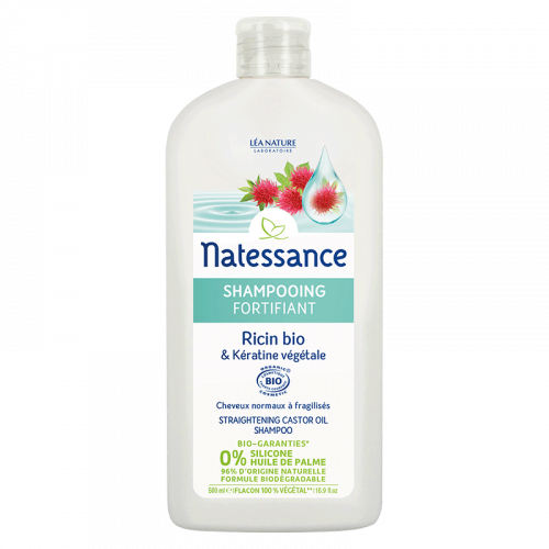 Natessance Shampooing Fortifiant Ricin & Kératine Végétale