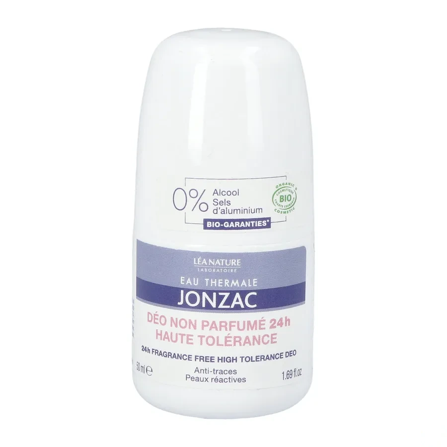 Jonzac Déodorant Non Parfumé 24h Haute Tolérance Bio