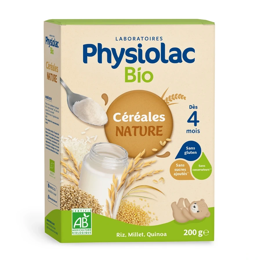 Physiolac Bio Céréales Nature