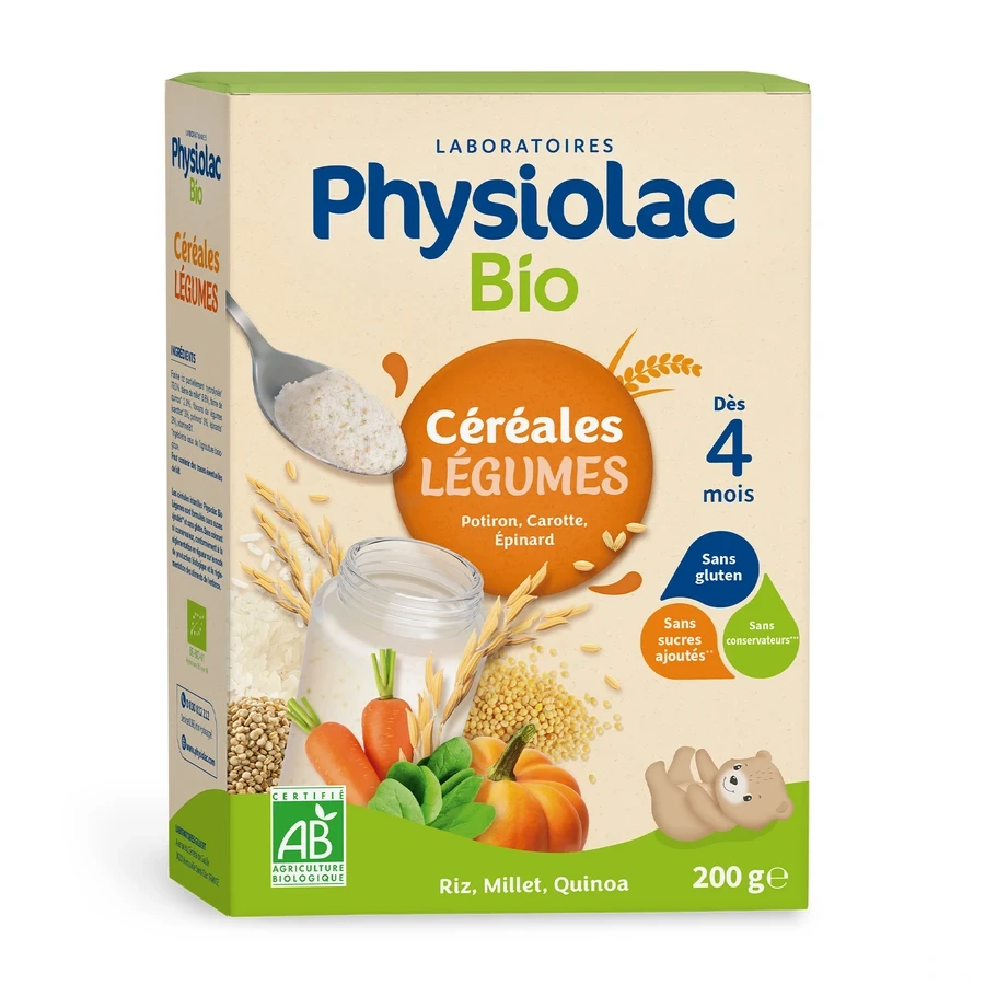 Physiolac Bio Céréales Légumes