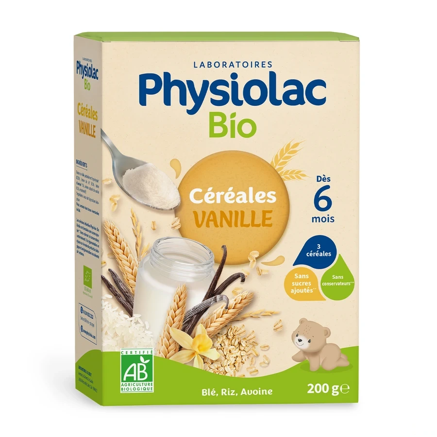 Physiolac Bio Céréales Vanille