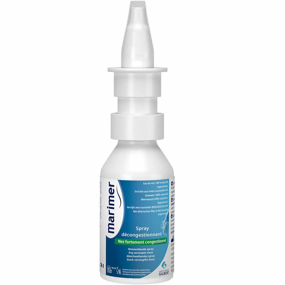Marimer Spray Décongestionnant Nez Fortement Congestionné