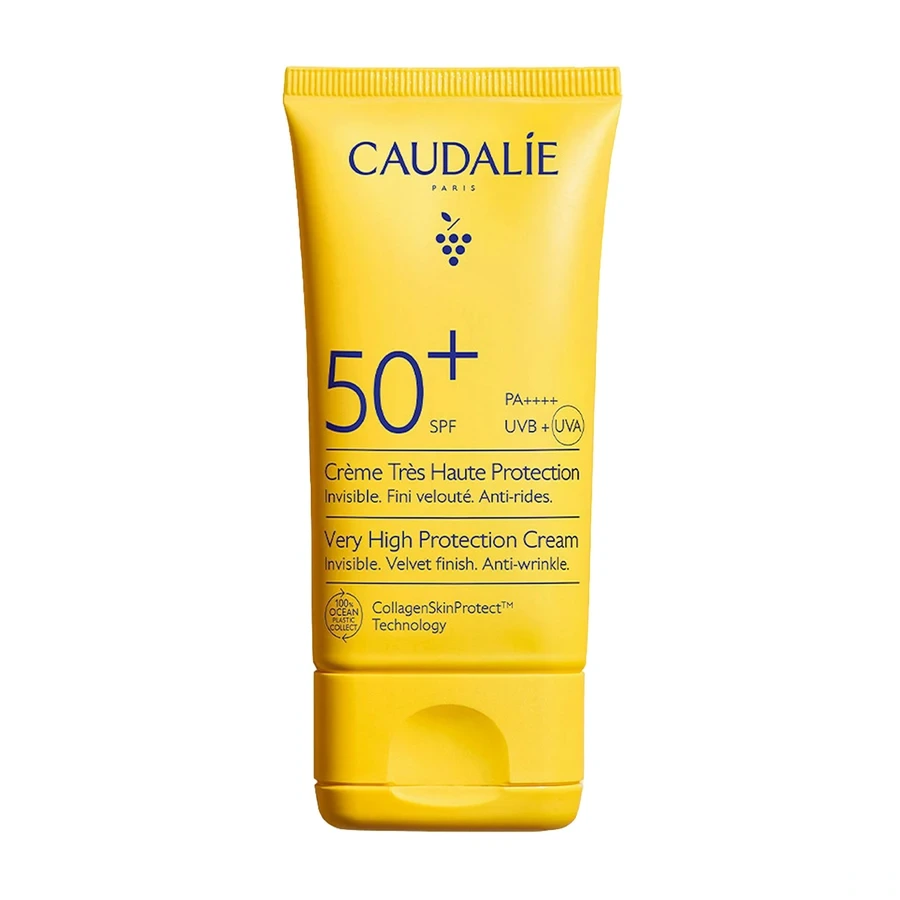 Caudalie Vinosun Protect Crème Solaire Visage Haute Protection