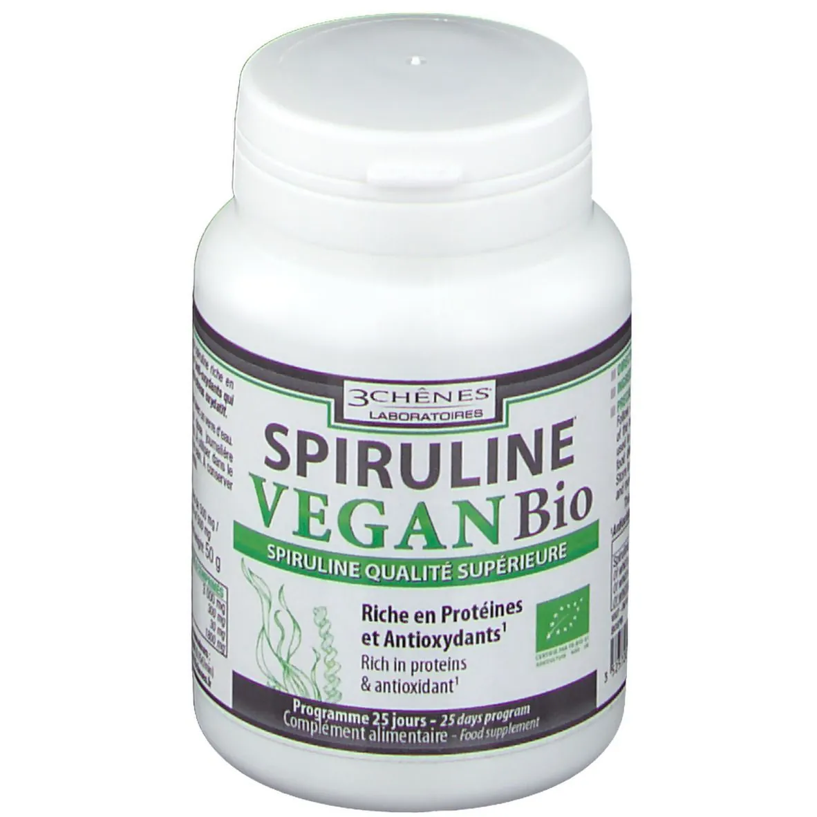 3 Chênes Spiruline Vegan Bio