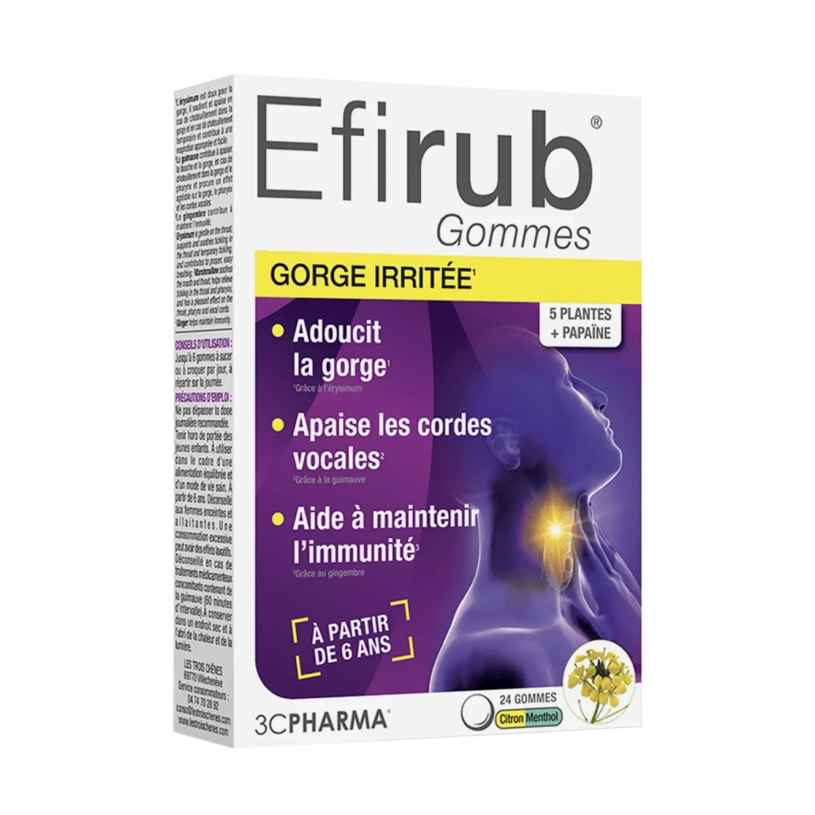 3C Pharma Efirub Gorge Irritée
