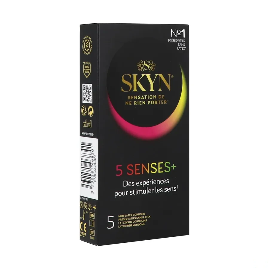 Manix Skyn 5 Senses 5 Préservatifs sans latex