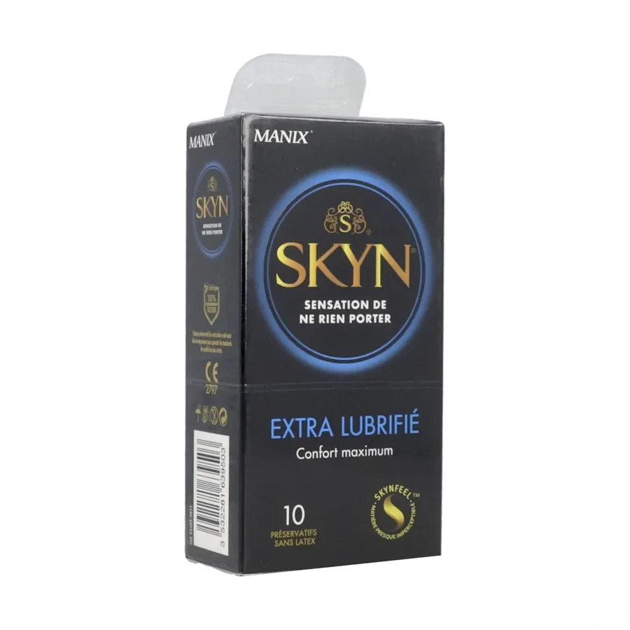 Manix Skyn Extra Lubrifié Préservatifs sans latex