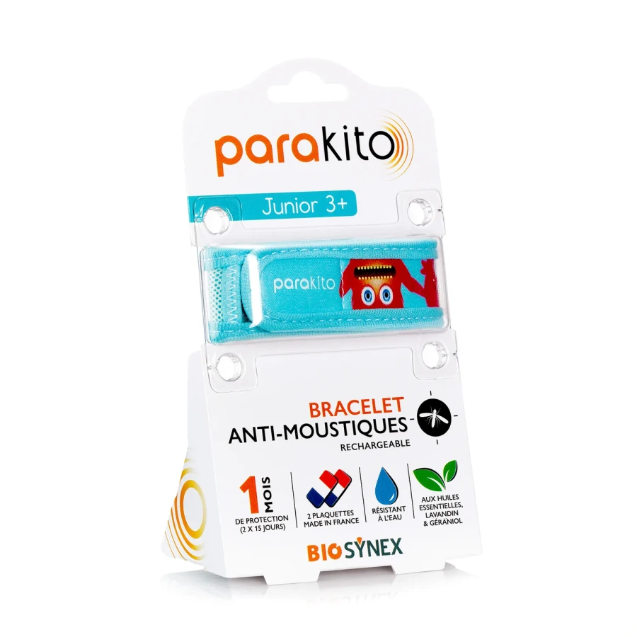 Parakito Bracelet Anti Moustique Rechargeable Enfant