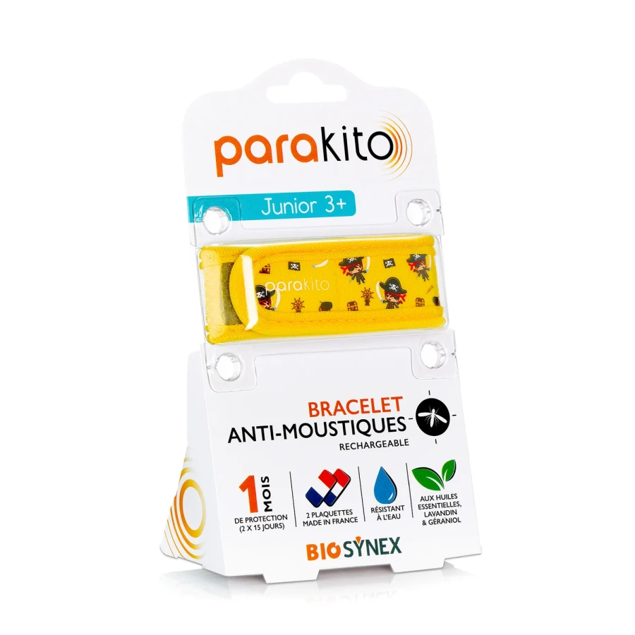 Parakito Bracelet Anti Moustique Rechargeable Enfant