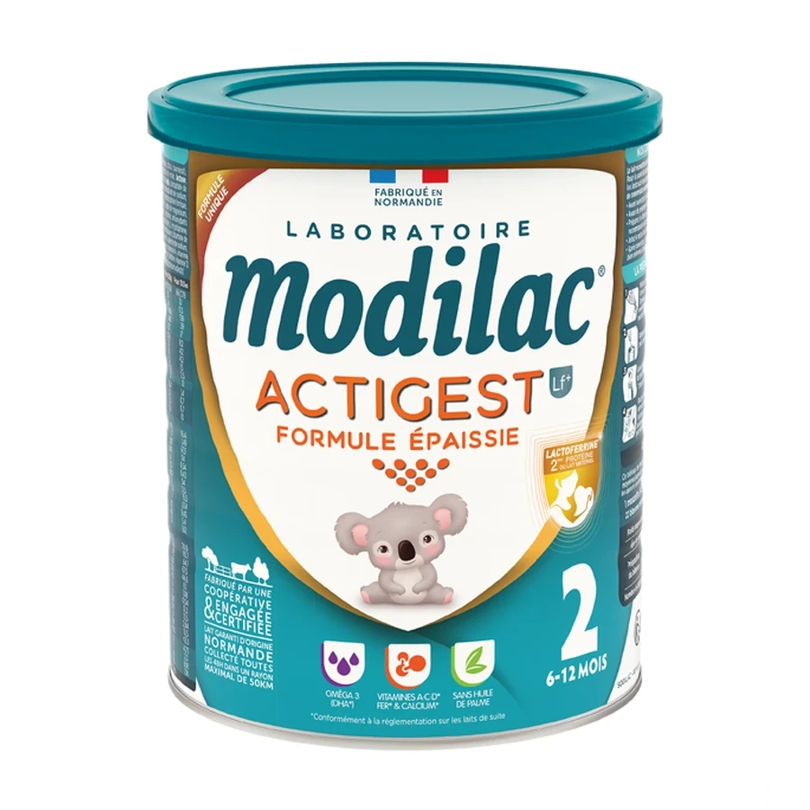 Modilac Actigest LF+ Formule épaissie Lait 2ème âge