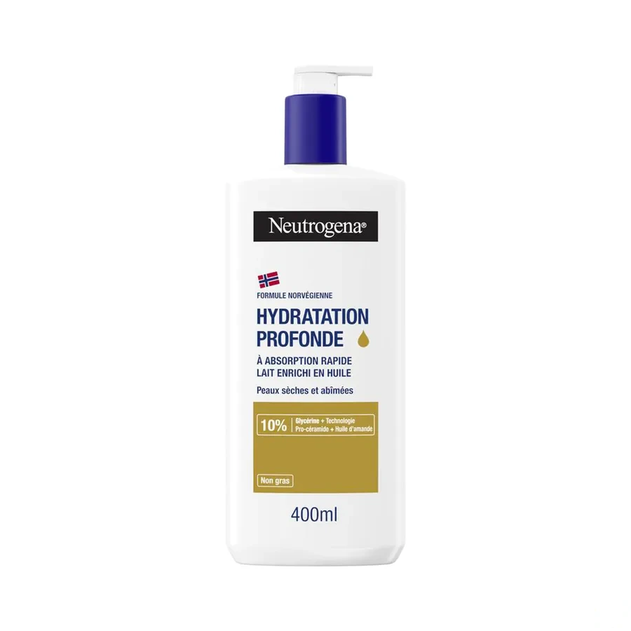 Neutrogena Lait Corps Hydratation Profonde Enrichi en Huile