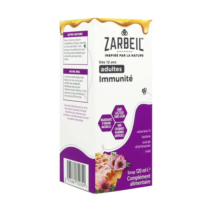 Zarbeil Sirop pour l'Immunité