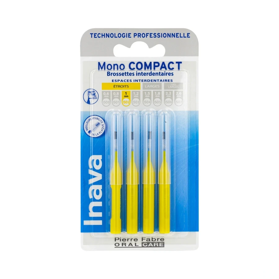Inava Brossettes Interdentaires Mono Compact par 4