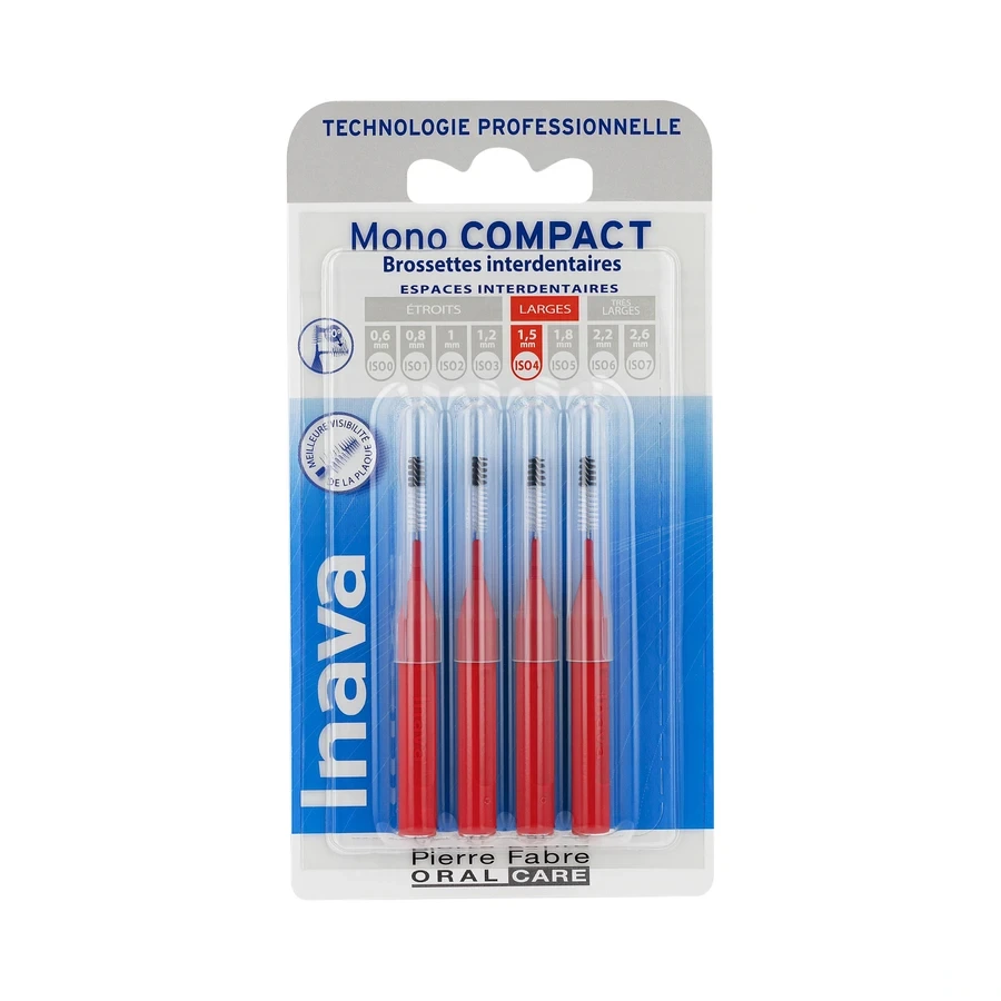 Inava Brossettes Interdentaires Mono Compact par 4