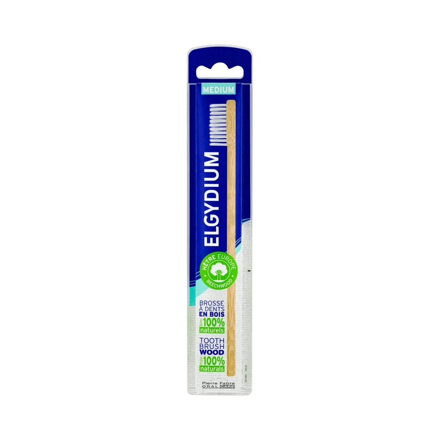 Elgydium Brosse à Dents en Bois