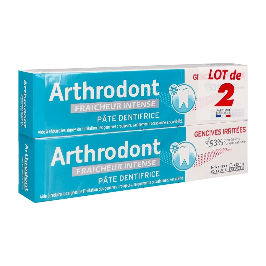 Arthrodont Fraîcheur Intense Dentifrice Gencives Irritées
