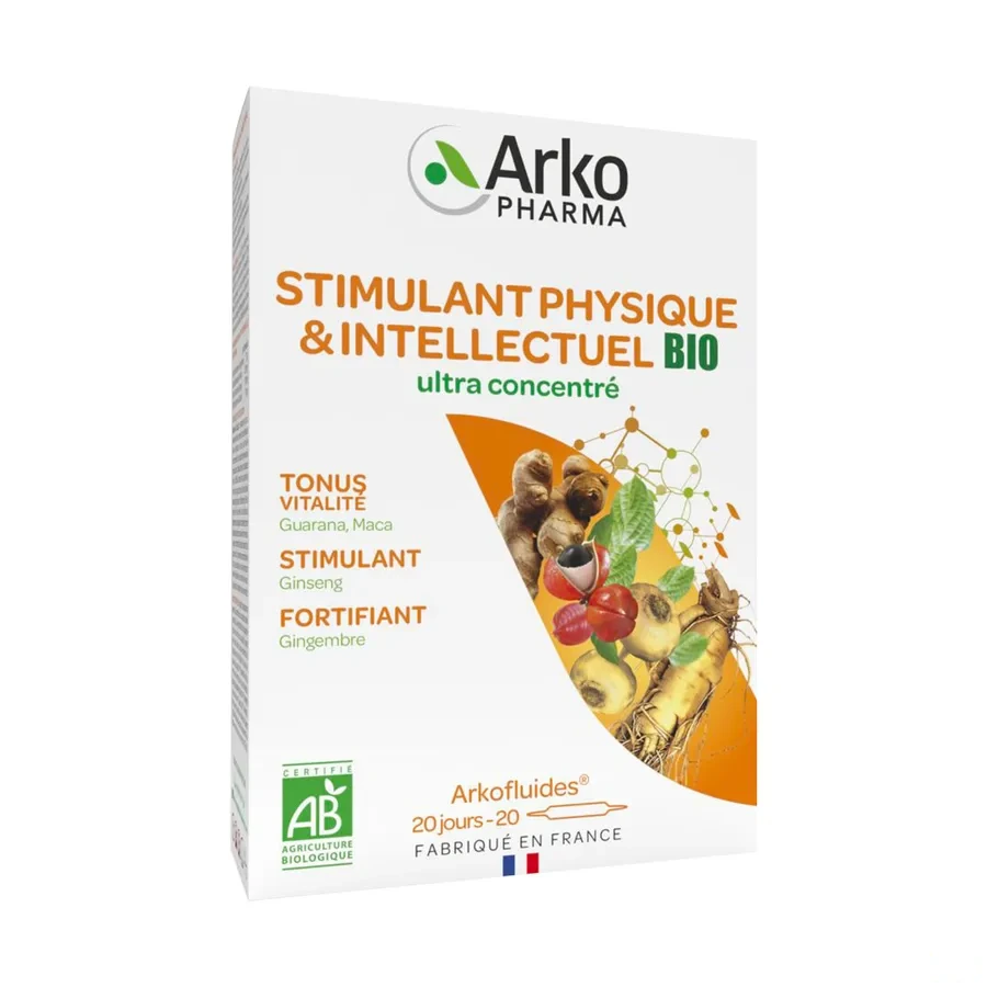Arkofluides Stimulant Physique & Intellectuel Bio