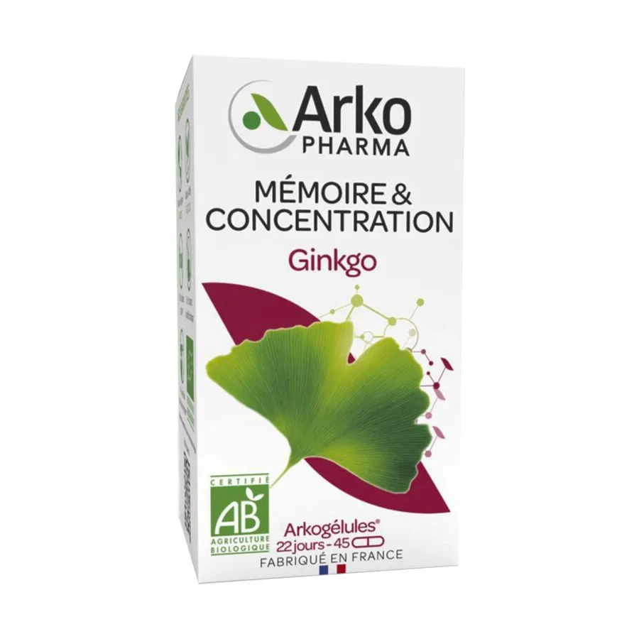Arkogélules Ginkgo Bio