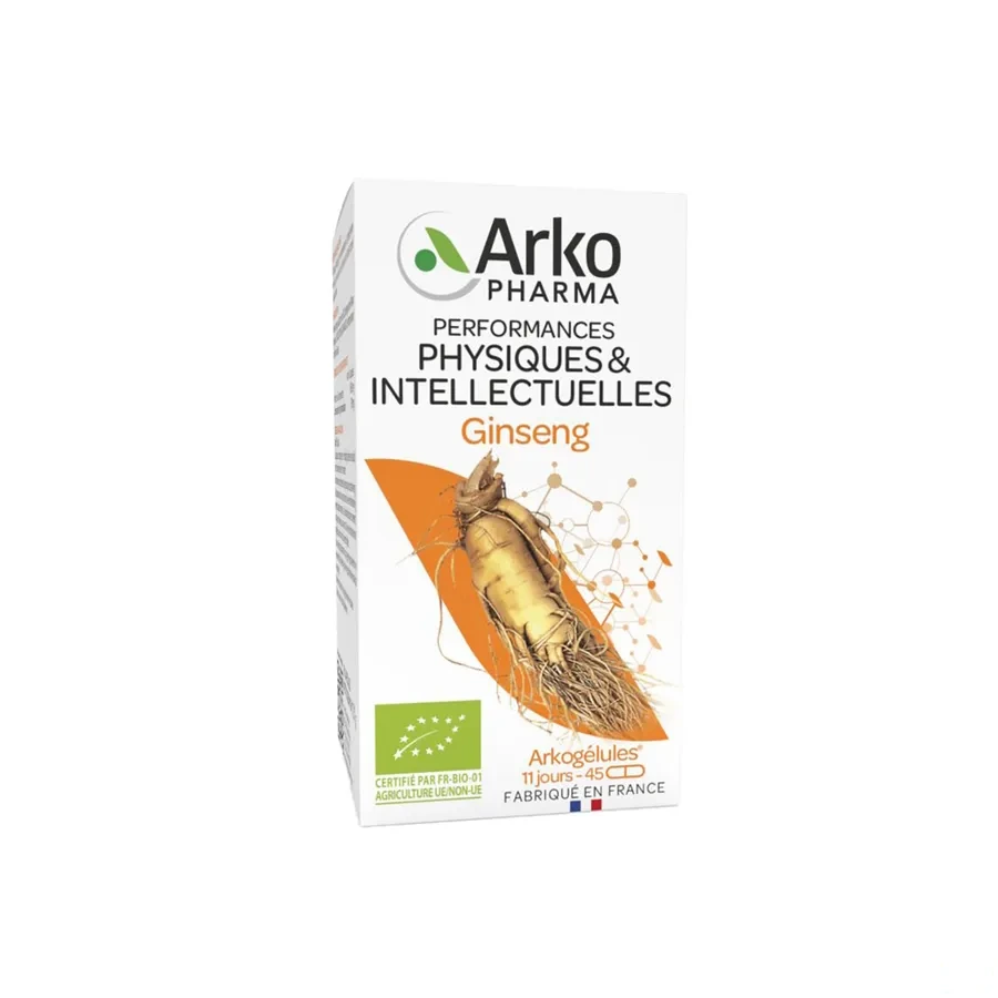 Arkogélules GINSENG 45 ou 150 gélules
