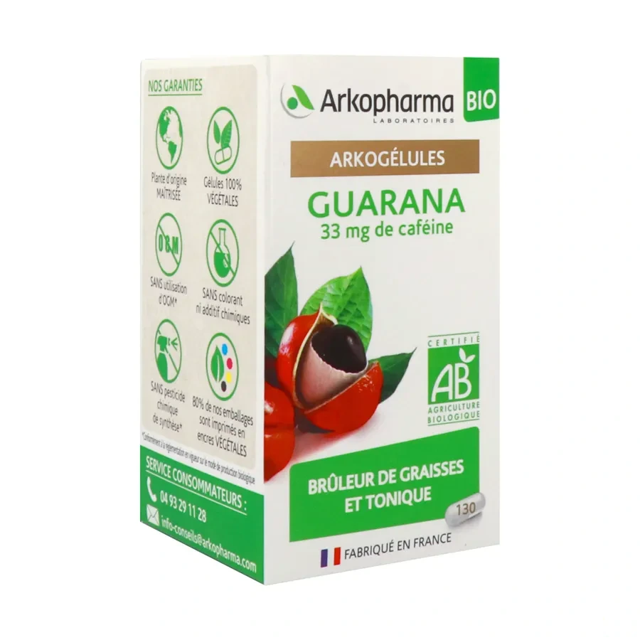 Arkogélules Guarana Bio