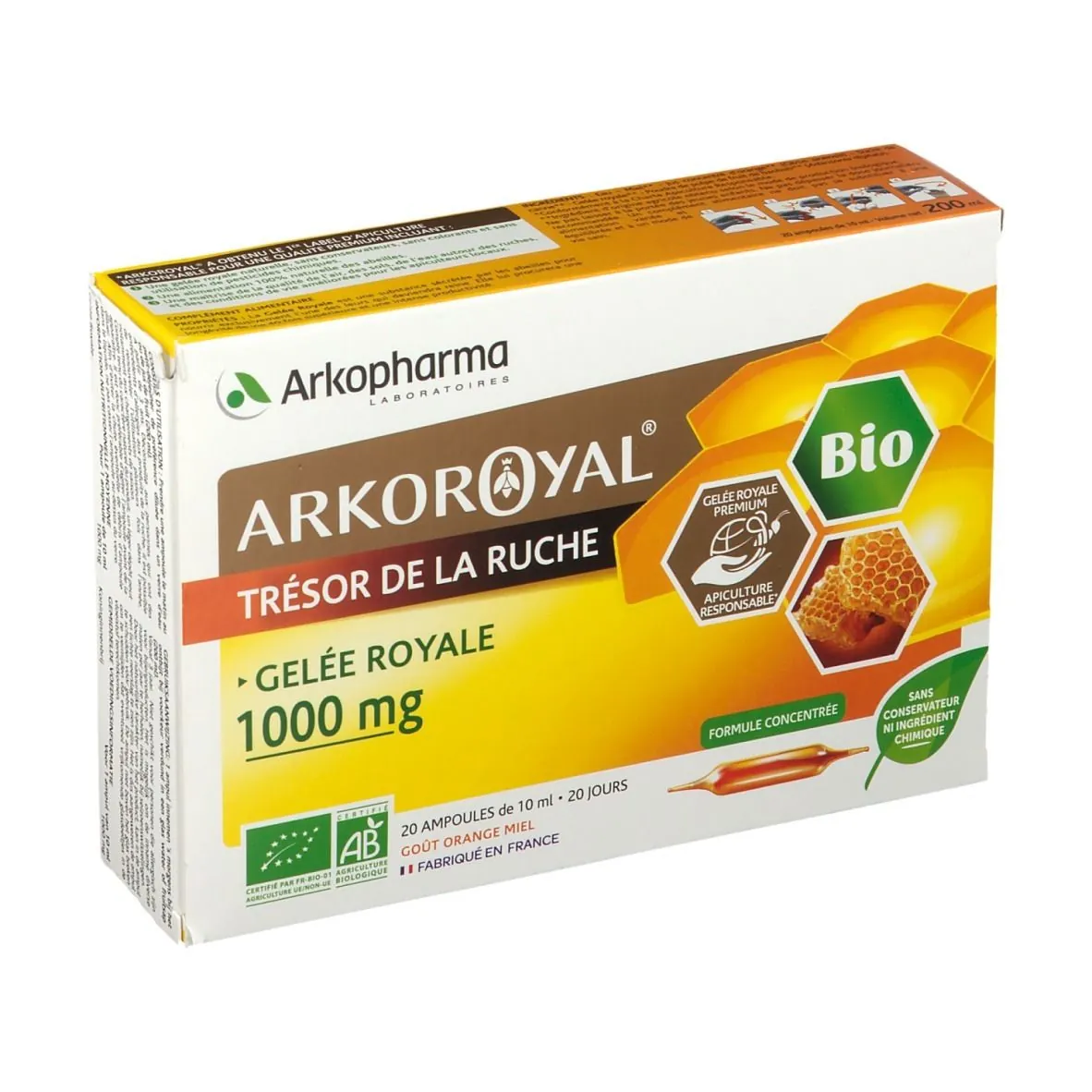 ArkoRoyal Gelée Royale 1000mg ampoules