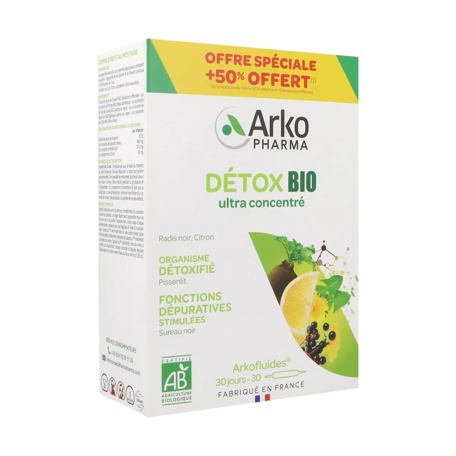 Arkofluides Détox Bio