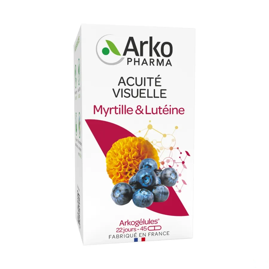 Arkogélules Myrtille & Lutéine Fatigue Visuelle