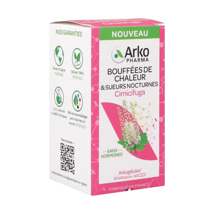 Arkogélules Cimicifuga Bouffées de Chaleur