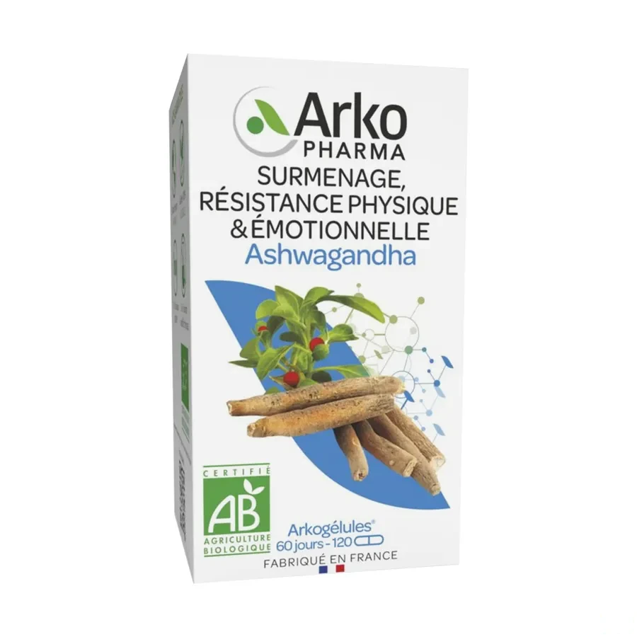 Arkogélules Ashwagandha Bio