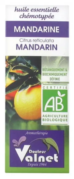 Docteur Valnet Huile Essentielle Mandarine