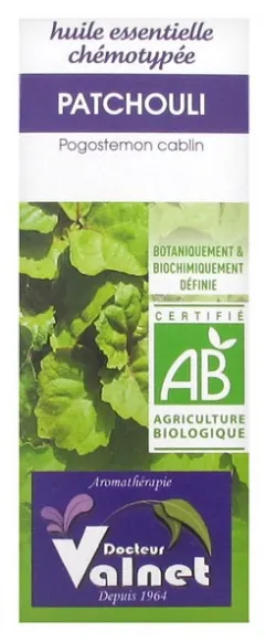 Docteur Valnet Huile Essentielle de Patchouli Bio