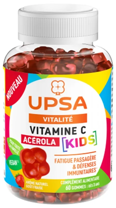 UPSA Vitalité Vitamine C Acérola Kids