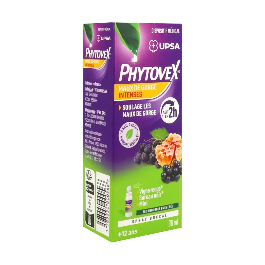 Phytovex Spray Maux de Gorge Intenses
