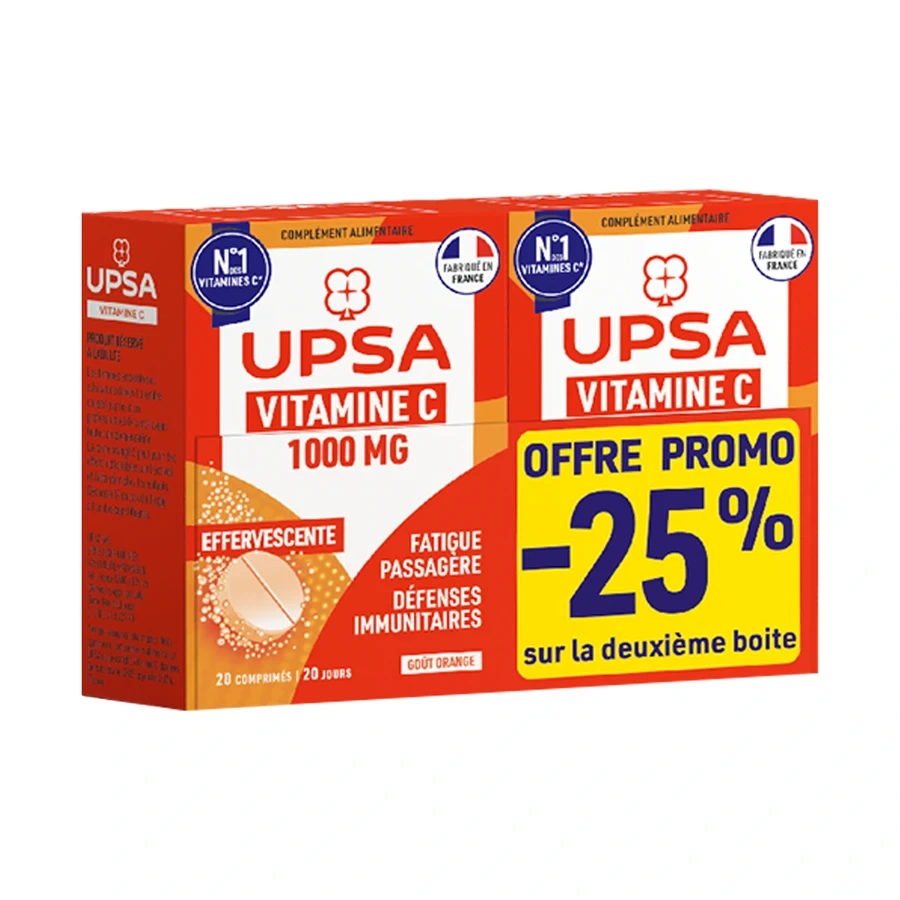 UPSA Vitamine C 1000mg comprimés effervescents