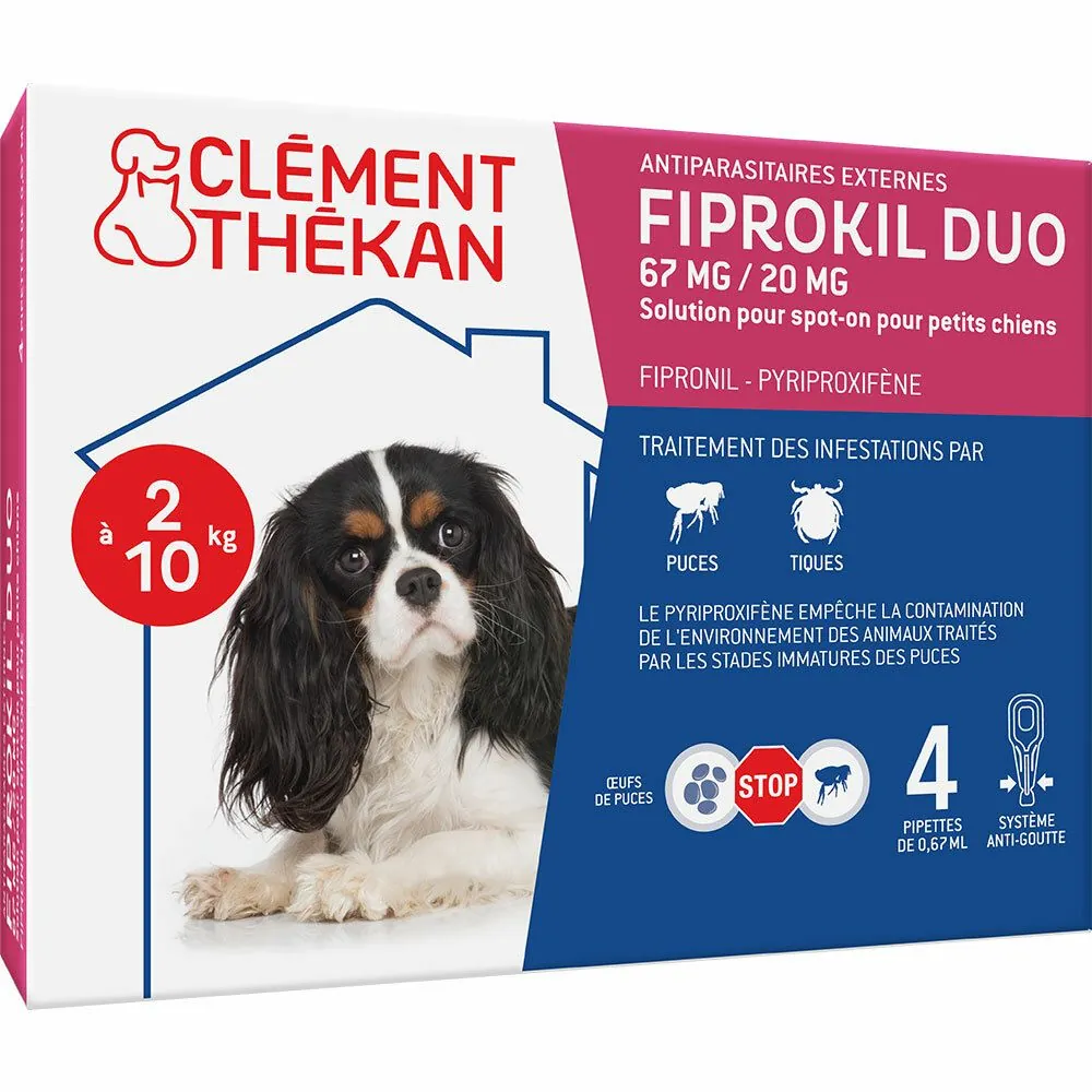 Fiprokil Duo Chien Spot-On Antiparasitaires