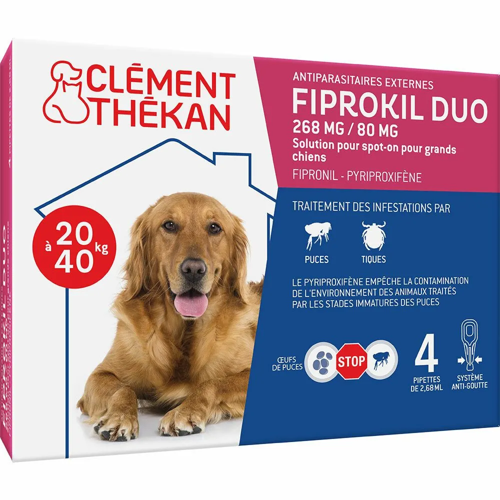 Fiprokil Duo Chien Spot-On Antiparasitaires
