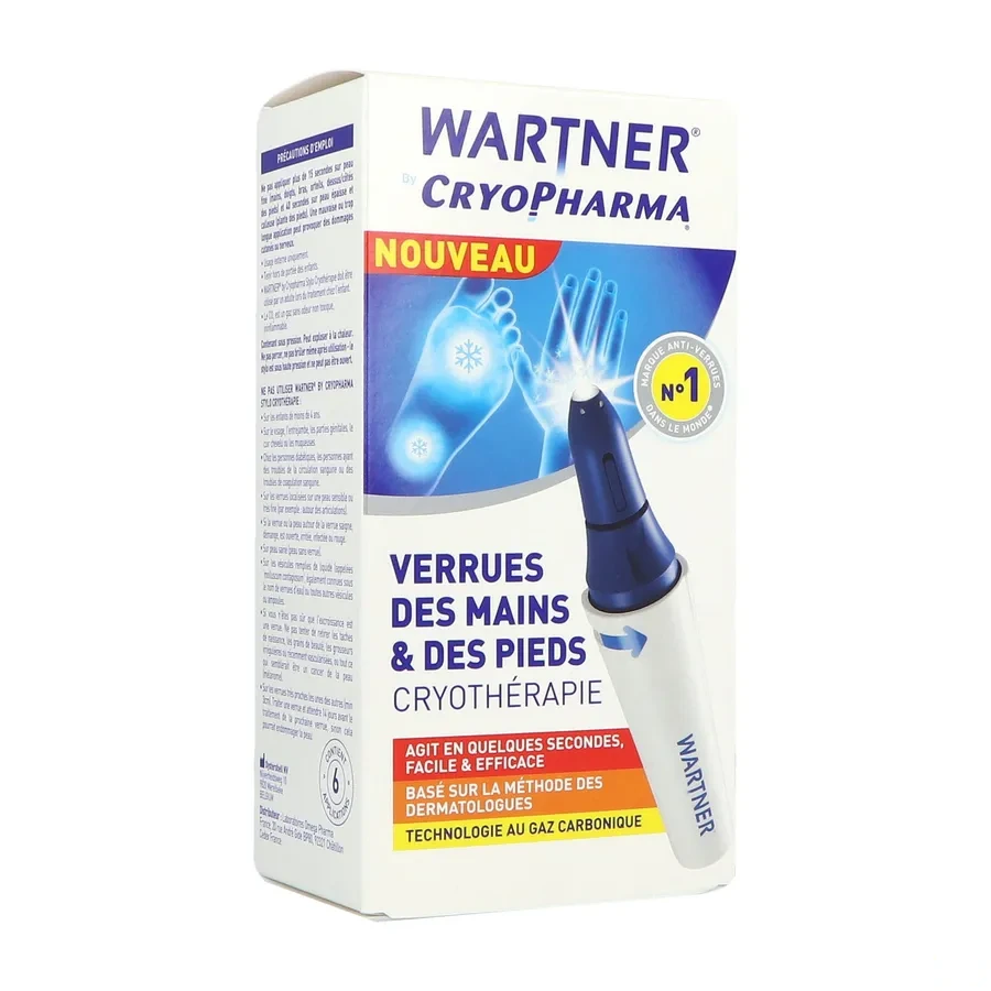 Cryopharma Wartner Verrues mains et pieds
