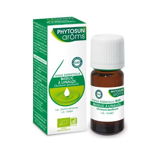 Phytosun Aroms Huile Essentielle de Basilic à Linalol Bio