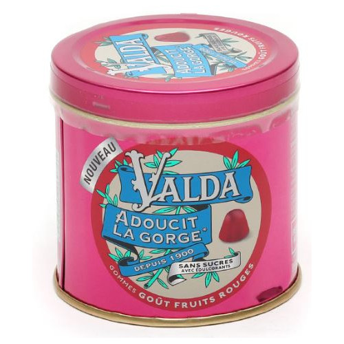 Valda Gommes à mâcher sans sucres Fruits Rouges