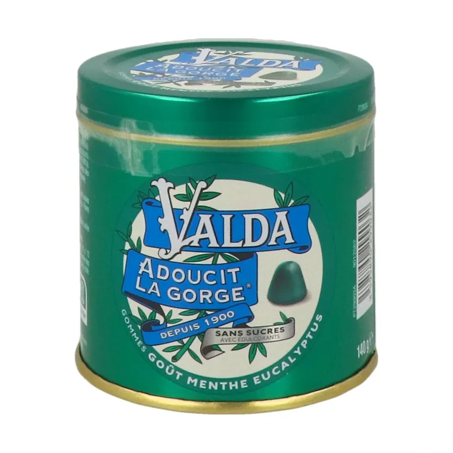 Valda Gommes Sans Sucres pour Adoucir la Gorge