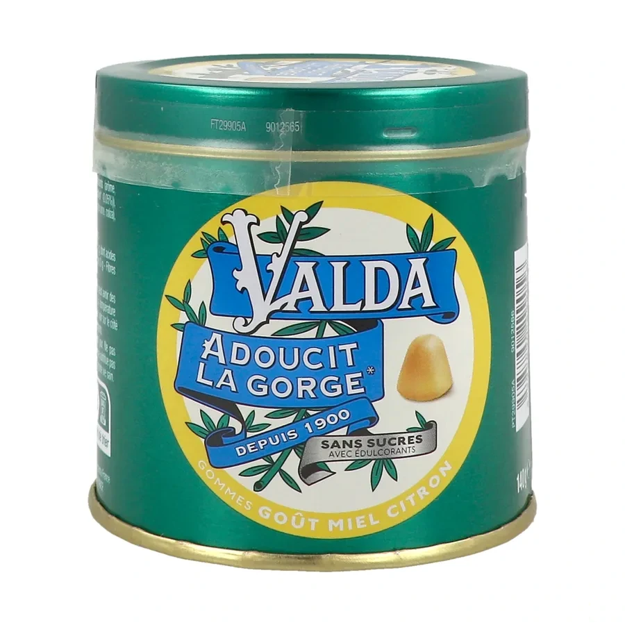 Valda Gommes Sans Sucres pour Adoucir la Gorge